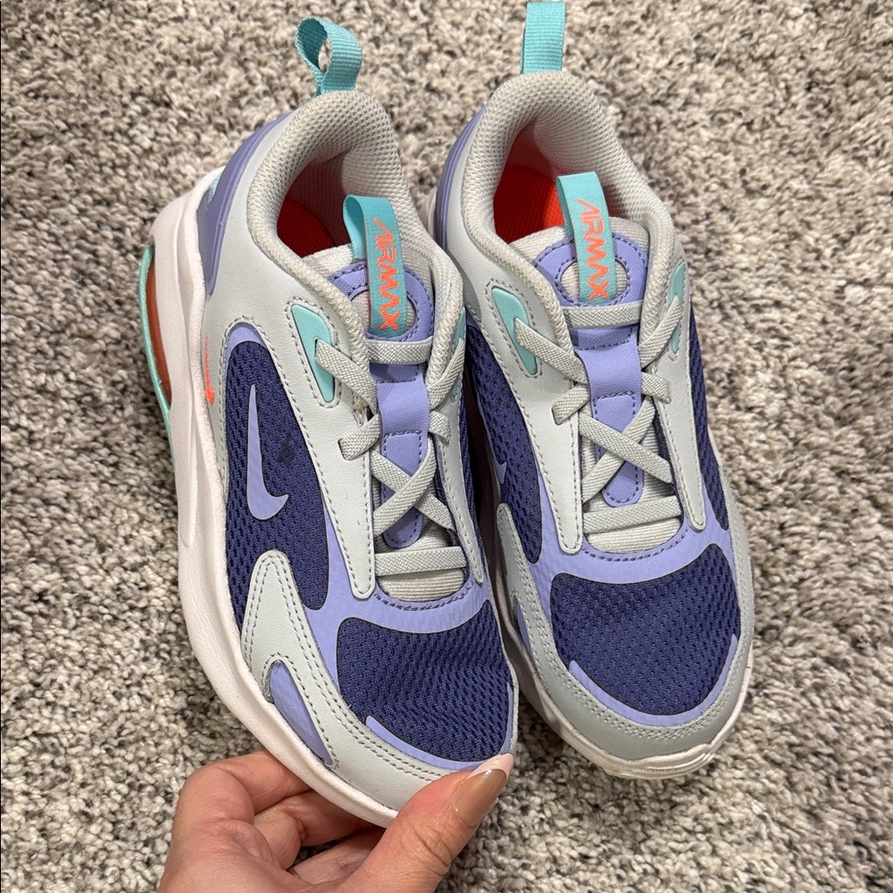 Nike Kids' Blue and Light Gray Sneakers